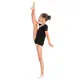 Capezio Scoop Neck Short Sleeve Leotard for children - Black