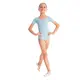 Capezio Scoop Neck Short Sleeve Leotard for children - Light blue Capezio