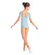 Capezio Scoop Neck Short Sleeve Leotard for children - Light blue Capezio