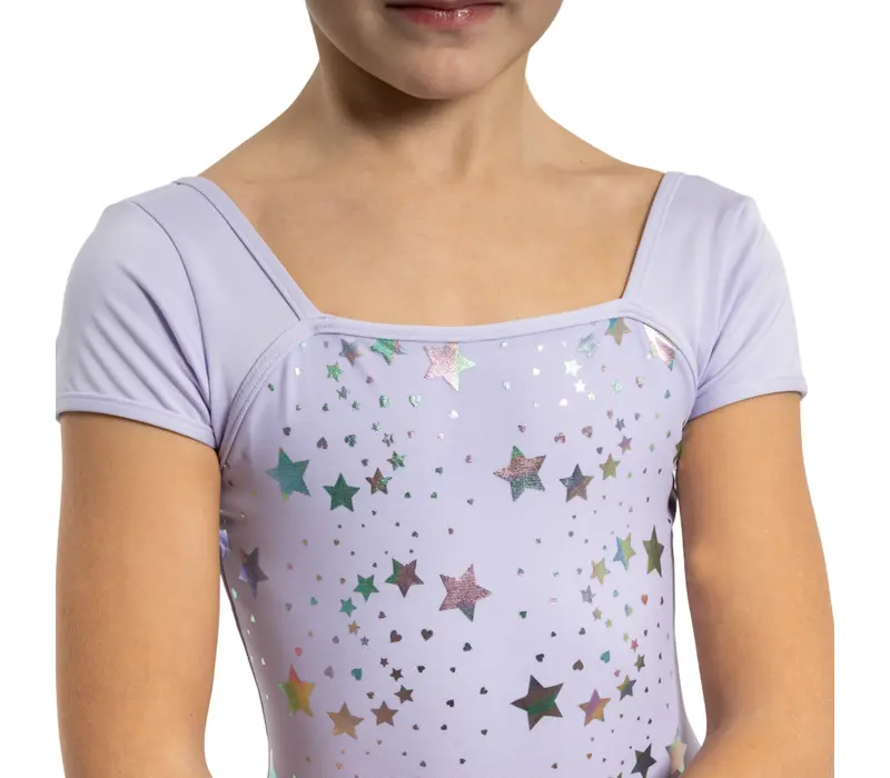 Capezio Star Struck, cap sleeve leotard with tutu skirt - Lavender Capezio