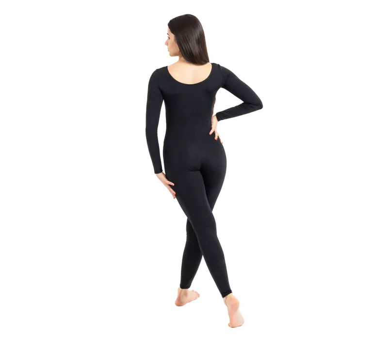 Capezio long sleeve unitard for dancers - Black