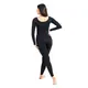 Capezio long sleeve unitard for dancers - Black