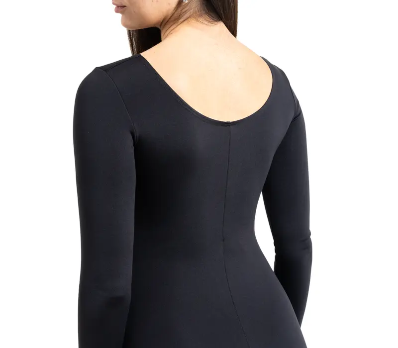 Capezio long sleeve unitard for dancers - Black