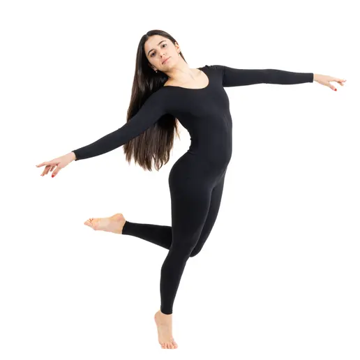 Capezio long sleeve unitard for dancers