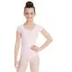 Capezio Scoop Neck Short Sleeve Leotard for children - Pink Capezio