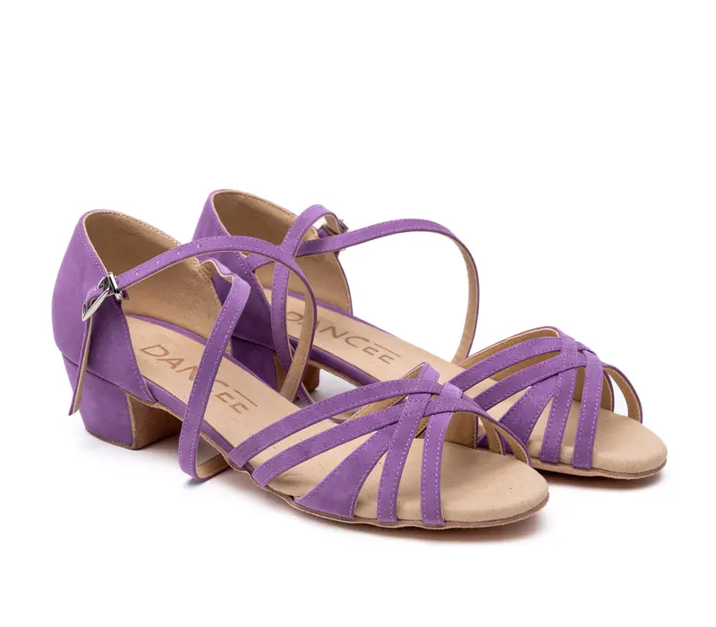 Dancee Anika, women's latin shoes - Violet purple