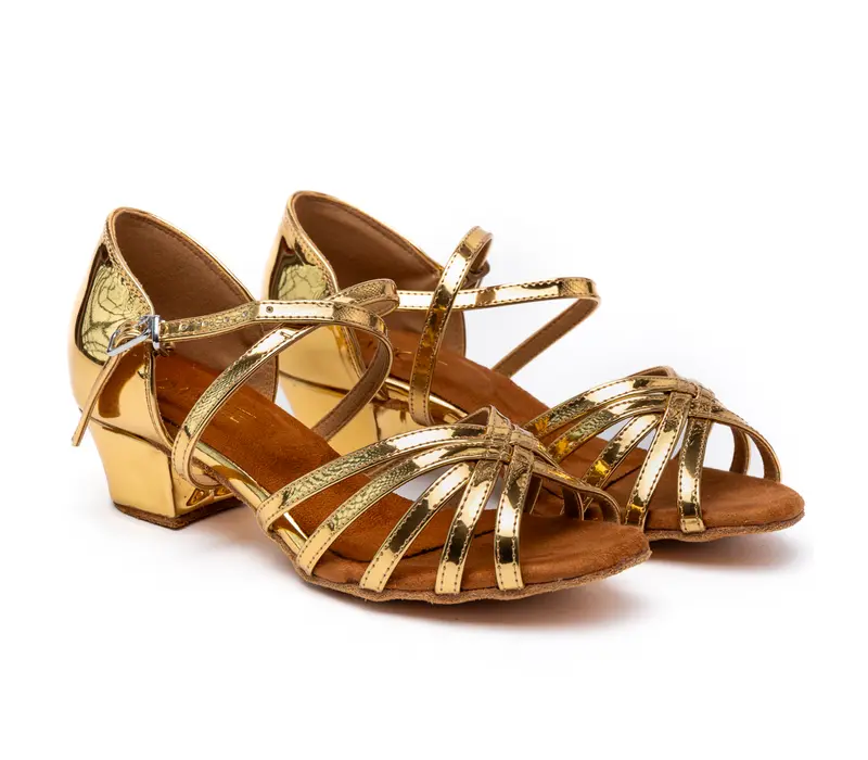 Dancee Betty, women´s latin shoes - Gold