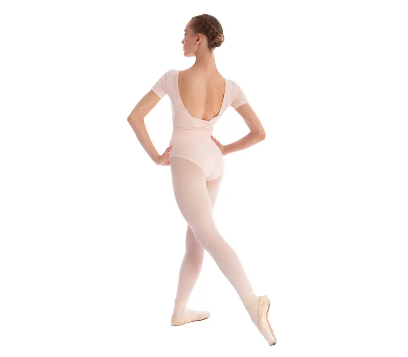 Dansez Vous Felia, women's cap sleeve leotard - Light pink