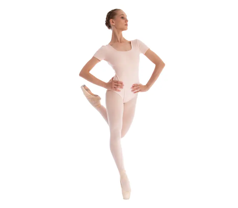 Dansez Vous Felia, women's cap sleeve leotard - Light pink