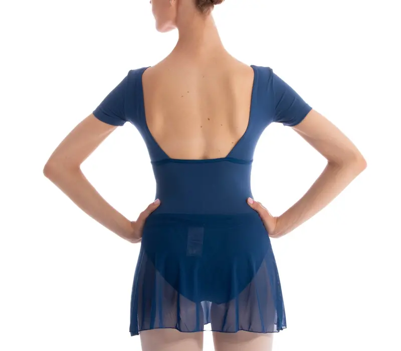 Dansez Vous Felia, women's cap sleeve leotard - Indigo