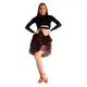 Elegance, Latino skirt for ladies - Chocolate