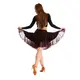 Elegance, Latino skirt for ladies - Chocolate