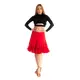 Elegance, Latino skirt for ladies - Red