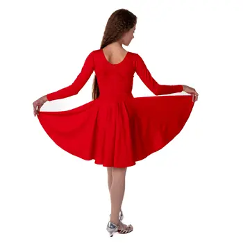 FSD Agnes, dress for girls - Red