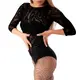 Grand Prix Karla, women's bodysuit for latin with long sleeves