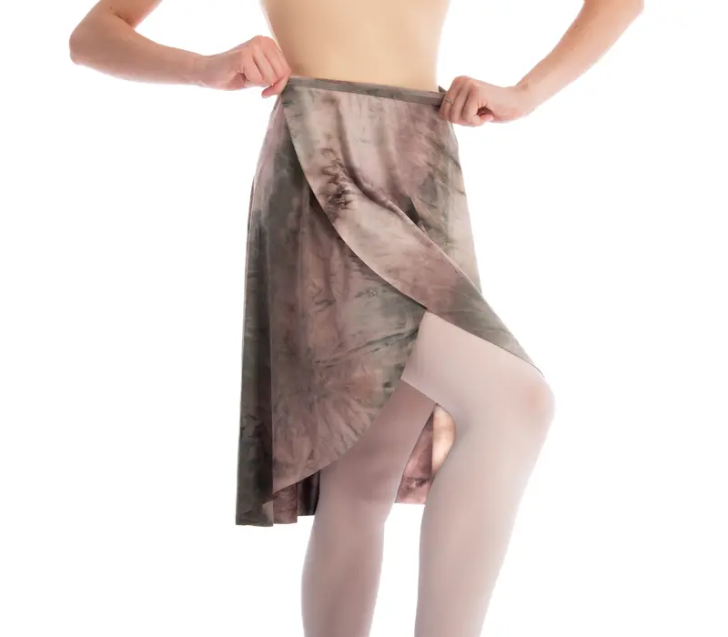 Octavia Marble, women's wrap skirt - Mystic green GP