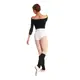 Danae, knitted leg-warmers with 50 cm length - Black