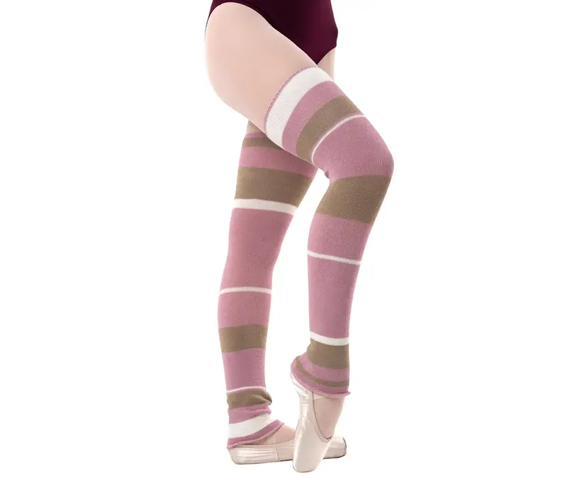 Intermezzo Ellen, knitted leg warmers - Pink Intermezzo