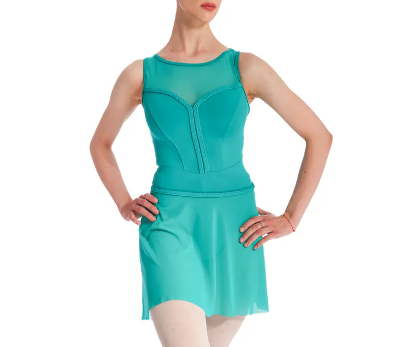 Bloch Professional, short ballet skirt for ladies - Green Jade Bloch