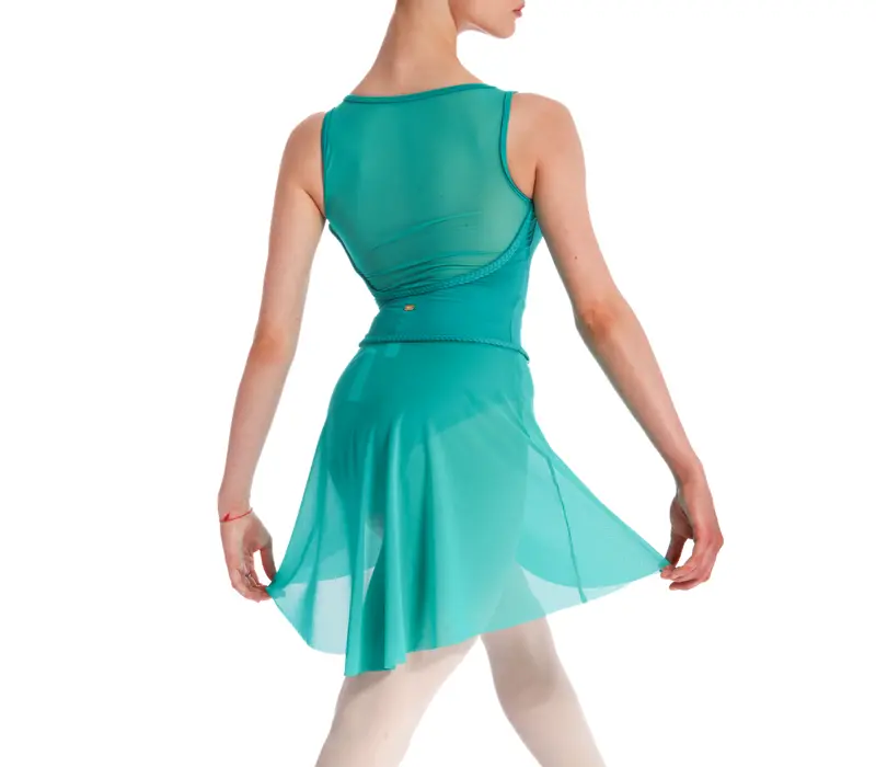 Bloch Professional, short ballet skirt for ladies - Green Jade Bloch