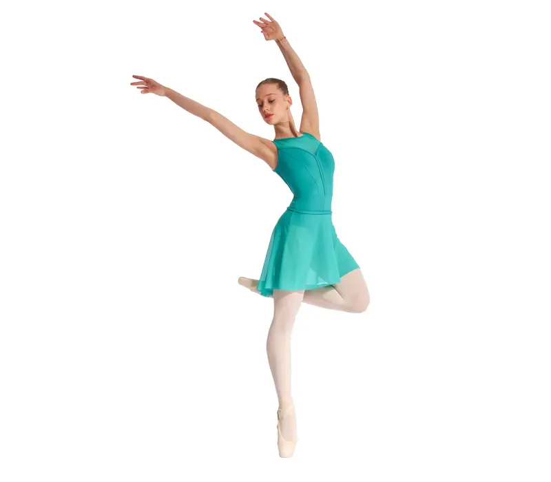 Bloch Professional, short ballet skirt for ladies - Green Jade Bloch