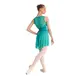 Bloch Ava, women's leotard with thick straps - Green Jade Bloch