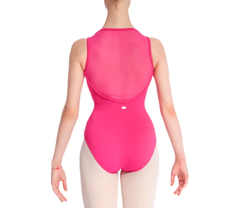 Bloch Ava, women's leotard with thick straps - Fuchsia