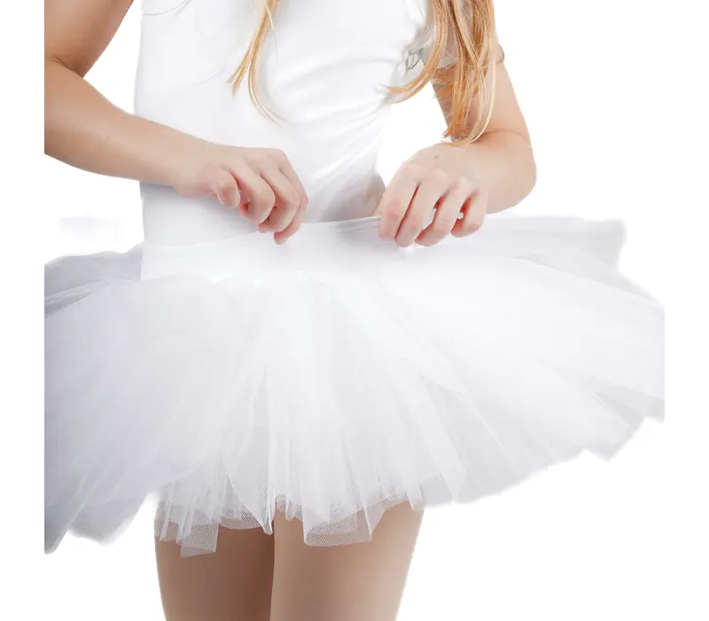 Rumpf Dada, girl's tutu skirt - White