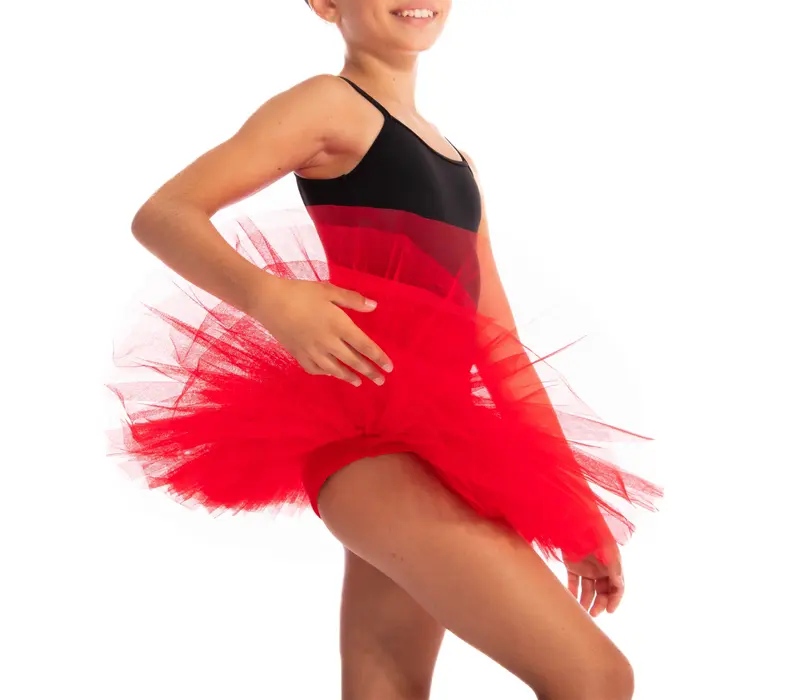 Rumpf Dada, girl's tutu skirt - Red