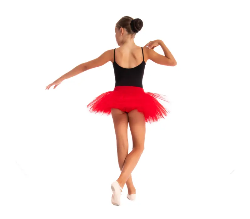 Rumpf Dada, girl's tutu skirt - Red