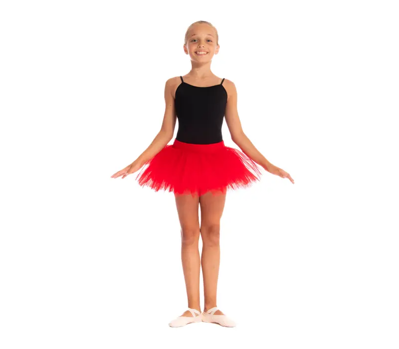 Rumpf Dada, girl's tutu skirt - Red