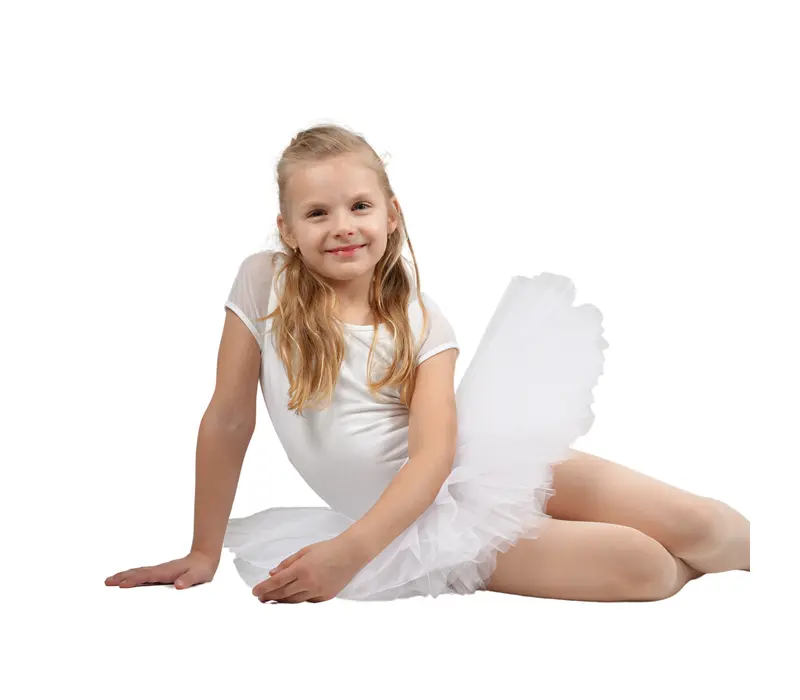 Rumpf Dada, girl's tutu skirt - White