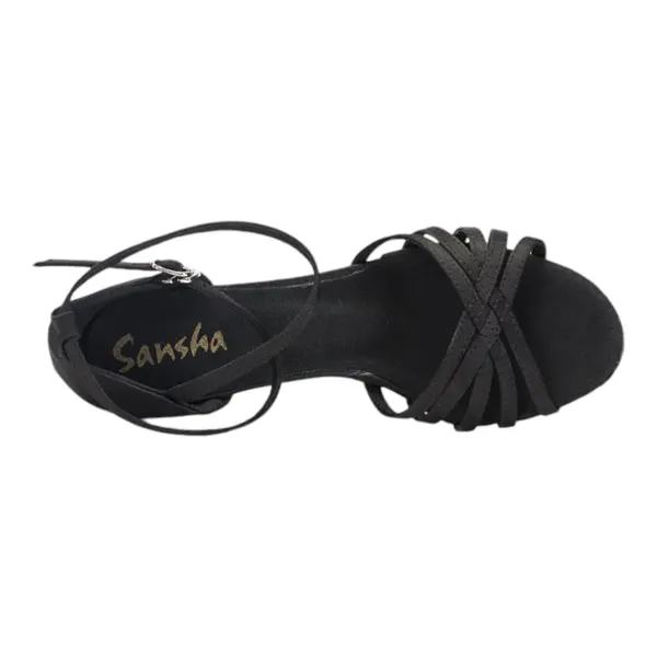 Sansha Alaiette, women's latin shoes on low heel