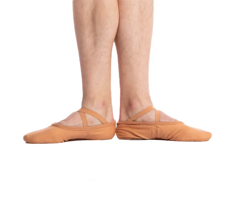 Sansha PRO 1C, men´s ballet shoes - Flee-light tan Sansha