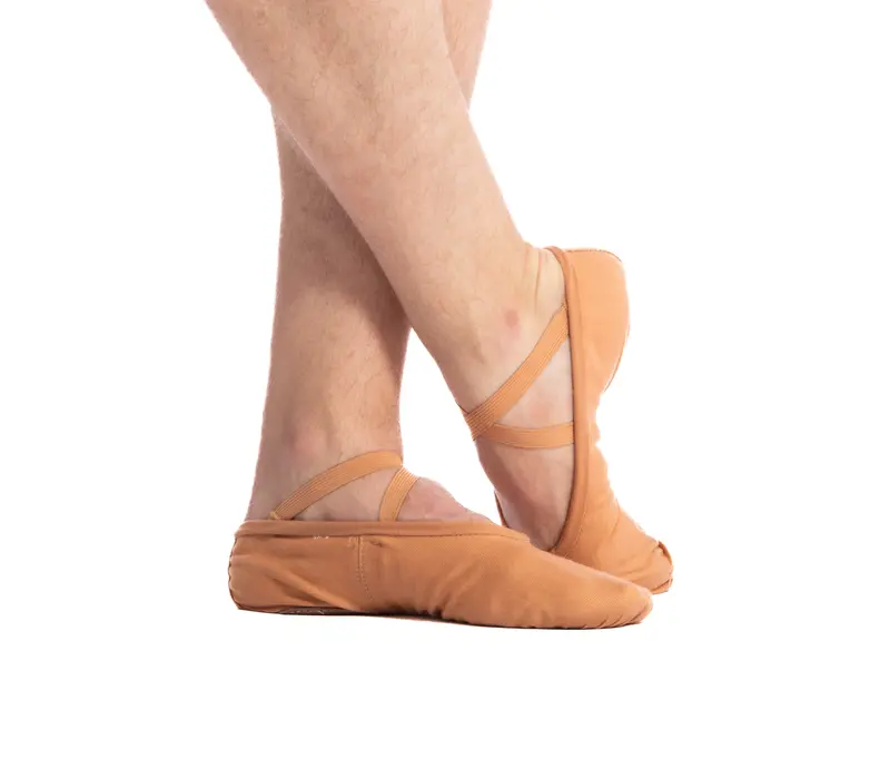 Sansha PRO 1C, men´s ballet shoes - Flee-light tan Sansha