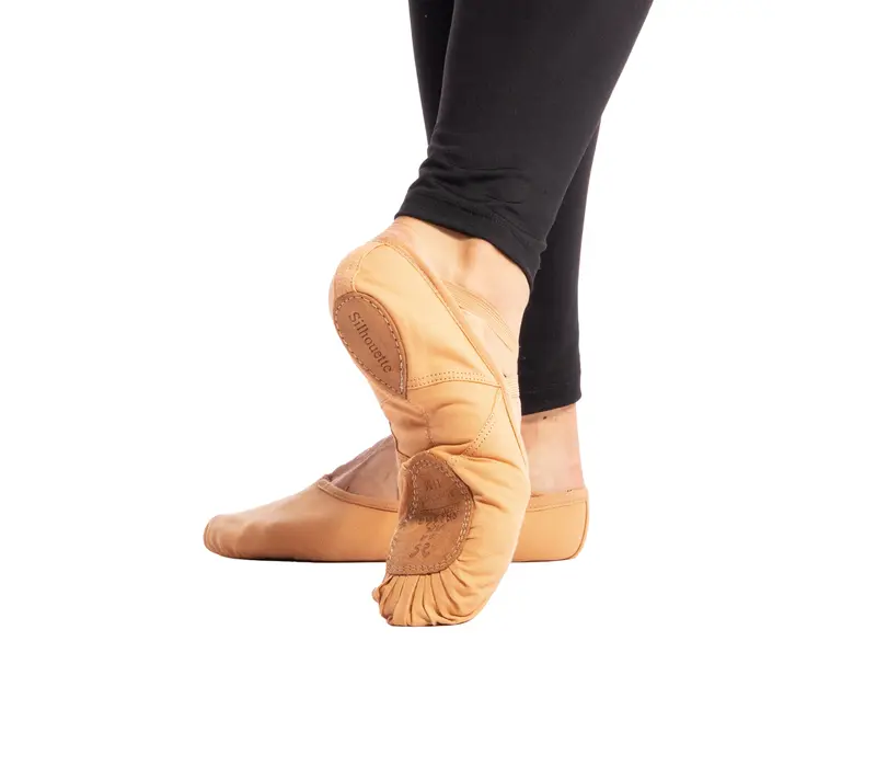 Sansha Silhouette 3C, men´s ballet shoes - Flee-light tan Sansha