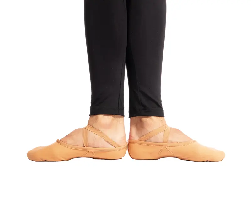 Sansha Silhouette 3C, men´s ballet shoes - Flee-light tan Sansha