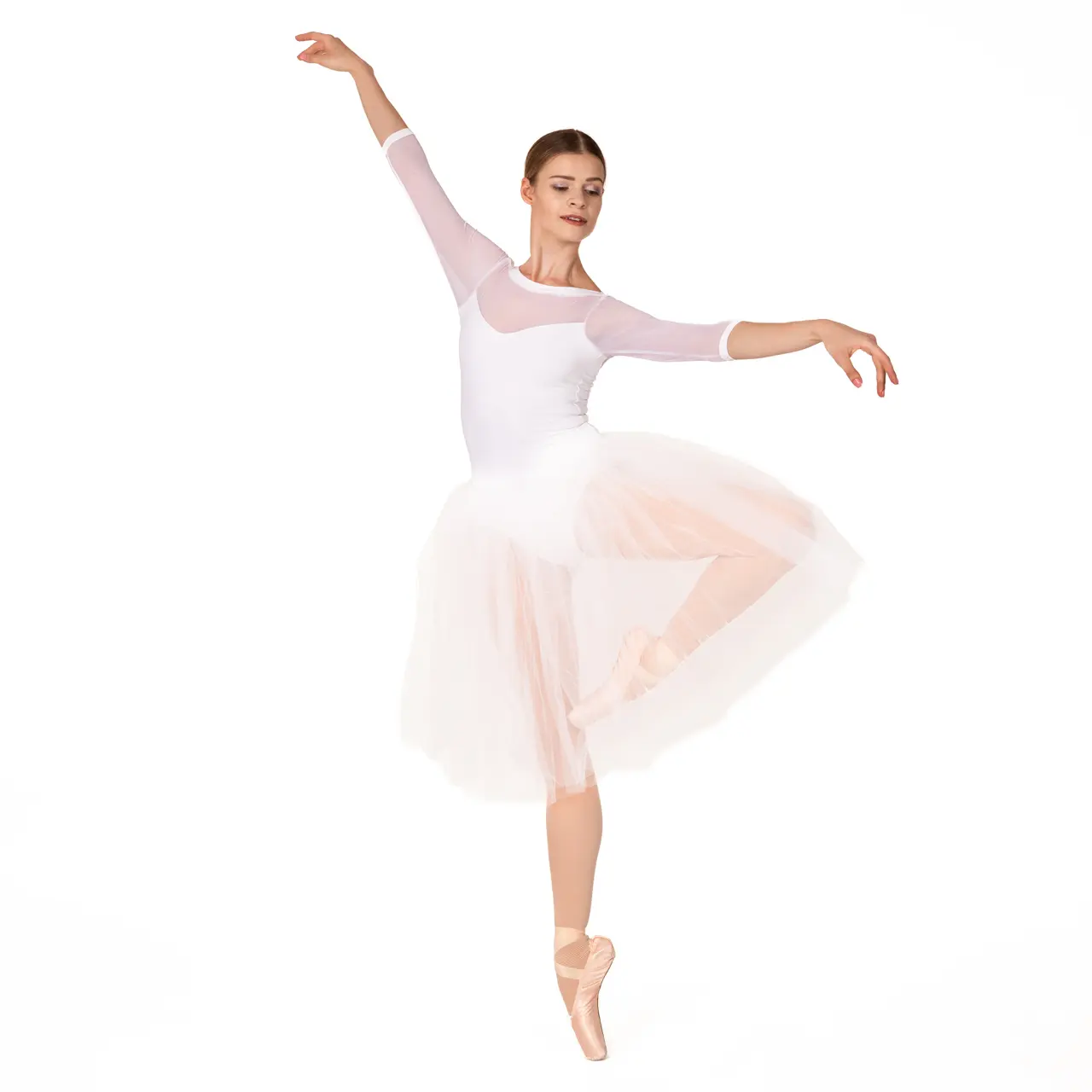 Women's Scalloped Ballet-Length Robe - Emissary Fine Linens