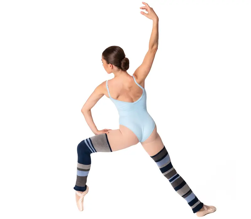 So Danca Studio Line, dress leotard with spaghetti straps and V-neckline - Light blue