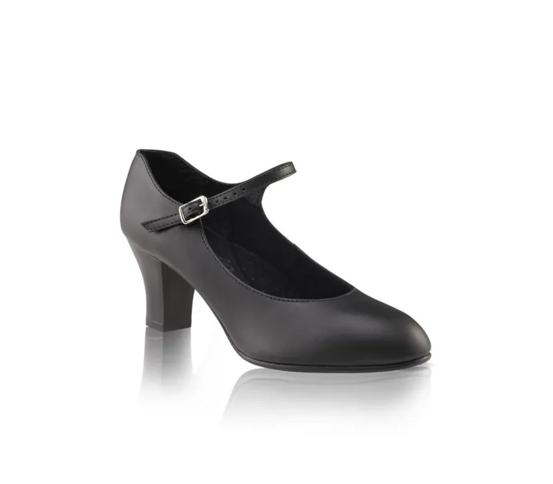 Capezio Student Footlight 2", character shoes - Black