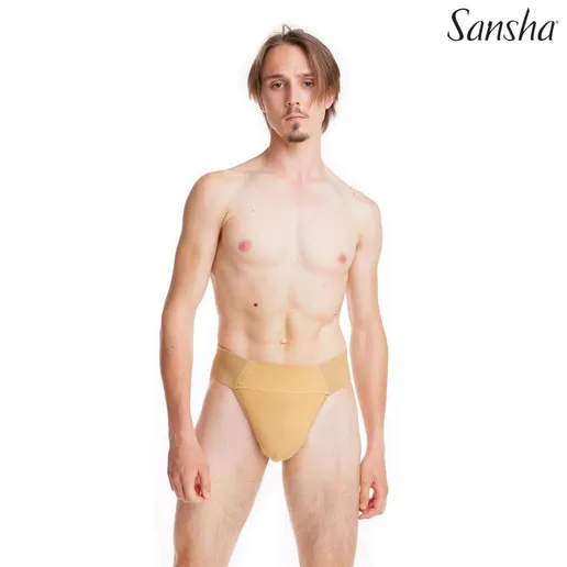 Sansha Dance belt with sewn plate in the front part