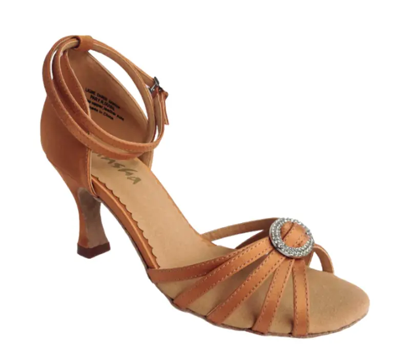 Sansha Bailee, Women's Latin shoes - Dark tan